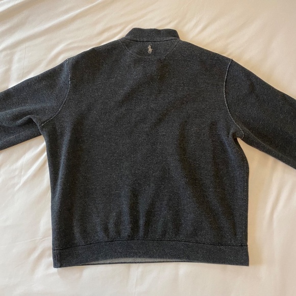 Ralph Lauren Polo Reversible‎ Quarter Zip Sweater Gray - Picture 12 of 12